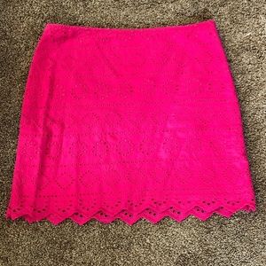 Vineyard Vines Pink Eyelet Skirt